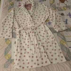 Cozy Heart Patterned Women's Robe